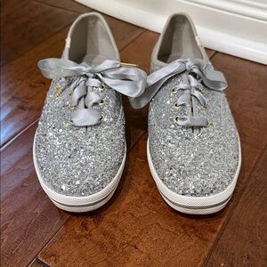 Keds Glittery Silver Women's Sneakers
